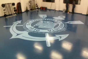 Piso academia do Timão